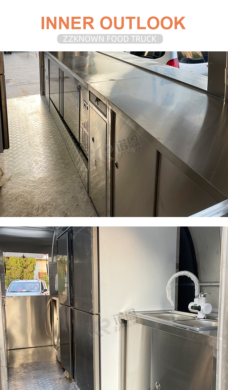 Stainless Steel Food Trailer
